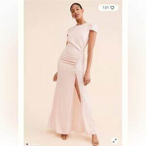 Anthropologie soft pink formal dress
Size XS